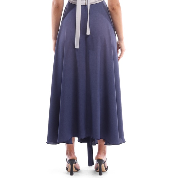 Purple draped skirt - Picture 2 of 6